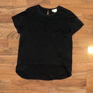 Kate Spade Elegant Black Short Sleeve Tee